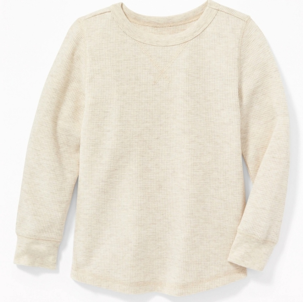 Boys lightweight thermal crew